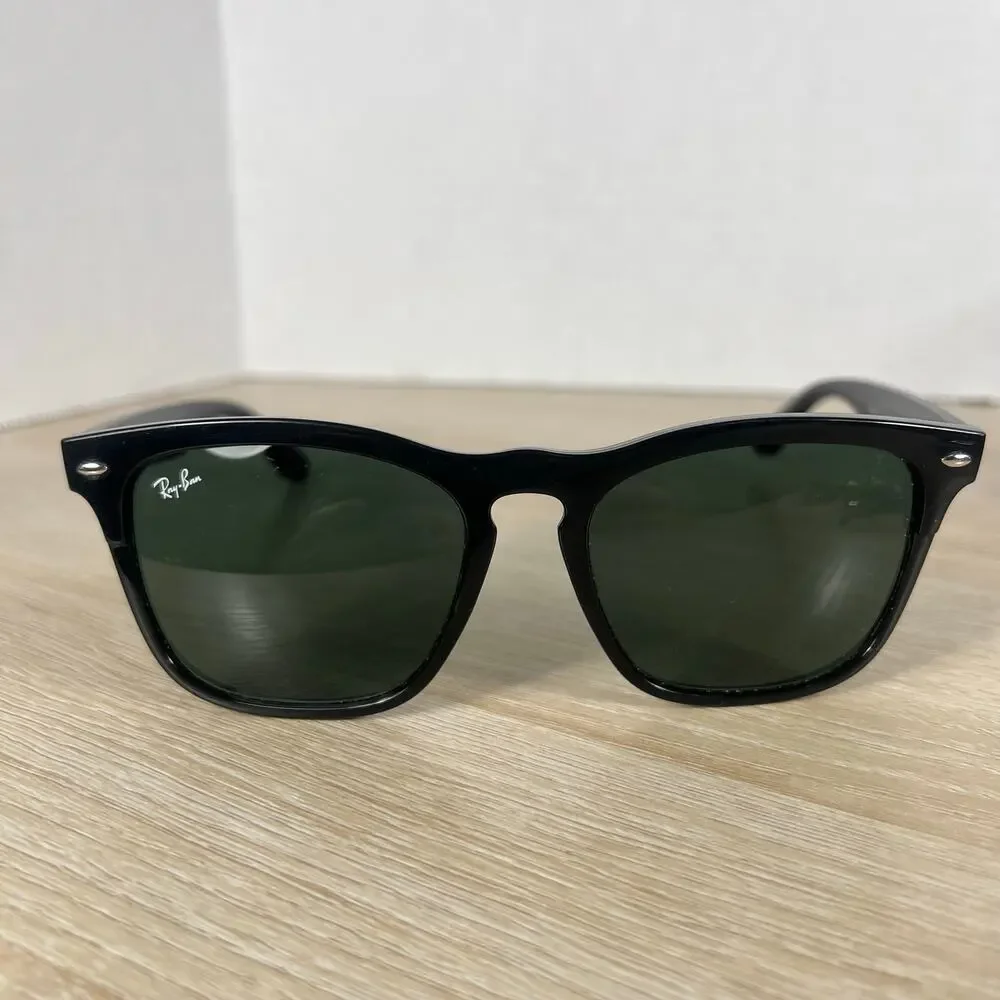 Ray-Ban RB4487-F Steve 6629/71 Sunglasses Polished Black 54-18-145 Italy